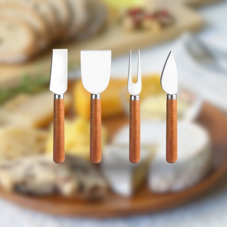 Utensilio para Queso 4 Unidades Ibili Utensilio para Queso 4 Unidades Ibili