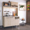 Mueble Cocina Compacta + Pileta Inox Premium 15m Latentación Color Rústico Mueble Cocina Compacta + Pileta Inox Premium 15m Latentación Color Rústico