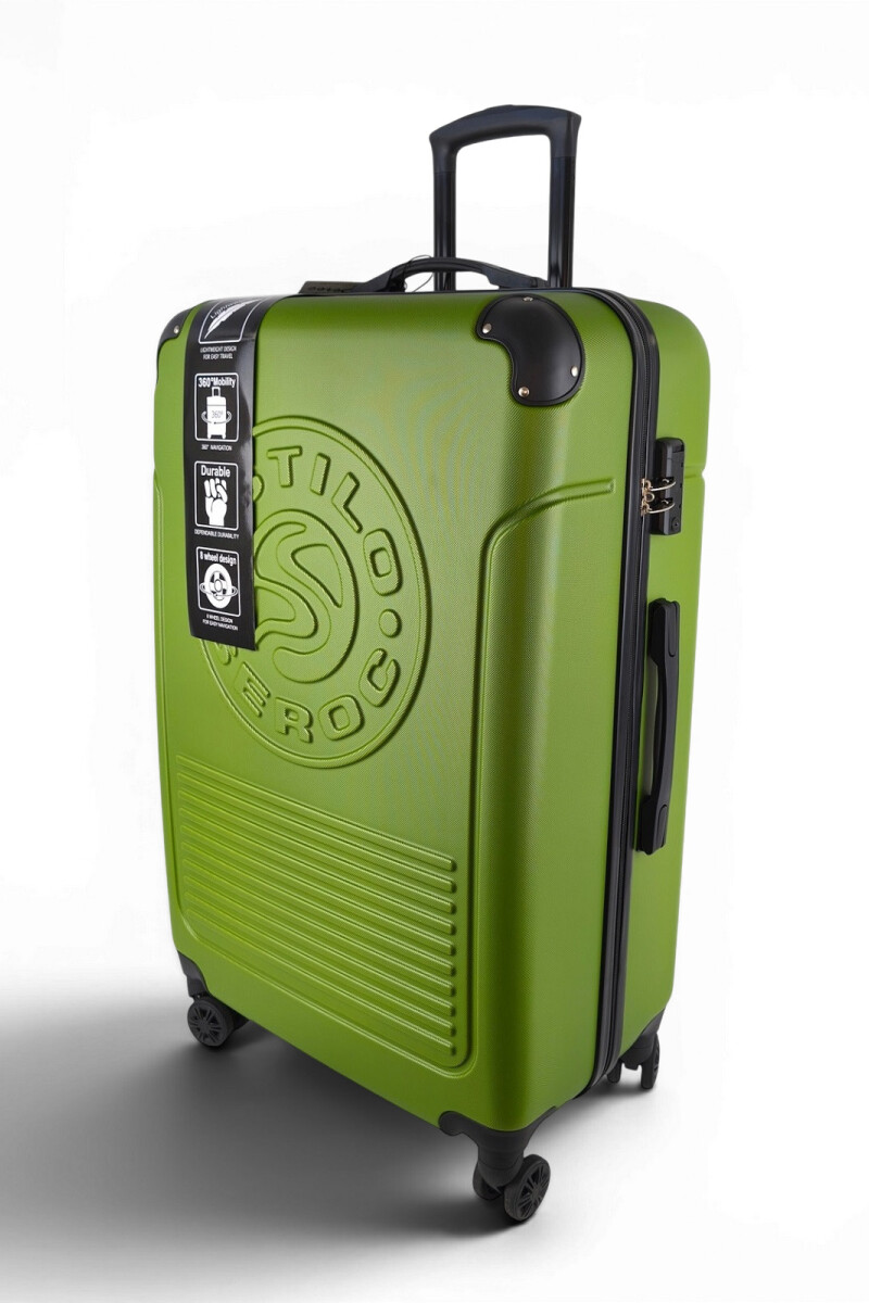 Valija grande ABS (fibra) de 28" Verde
