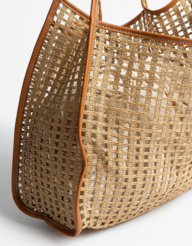 Shopper Cartera Formato Shopper Calada - Marron Suela