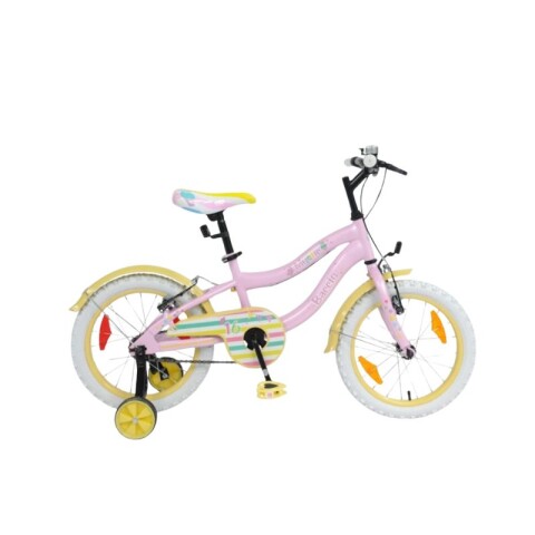 BICICLETA BACCIO MYSTIC RODADO 16 Blanco/verde Manzana