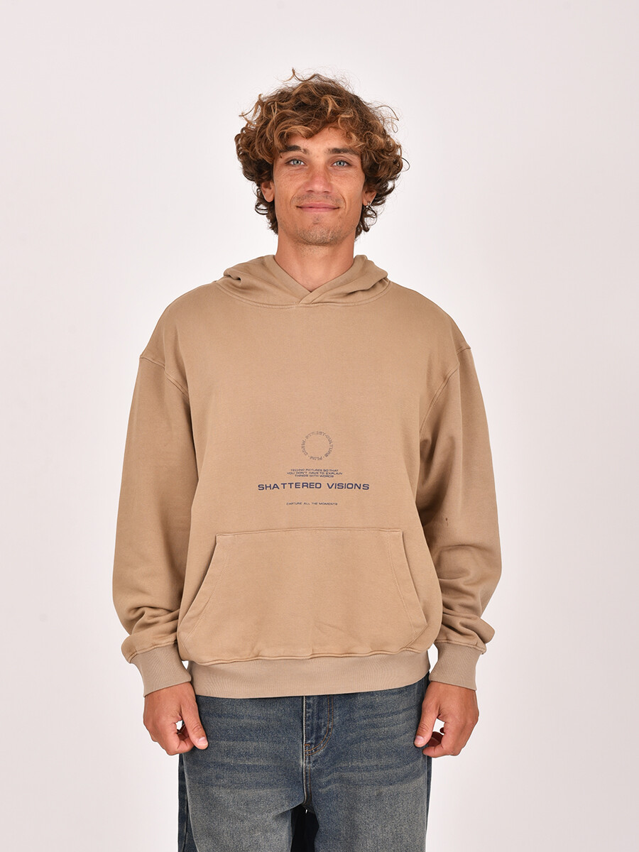 HOODIE SIMON CULTURE - BEIGE 