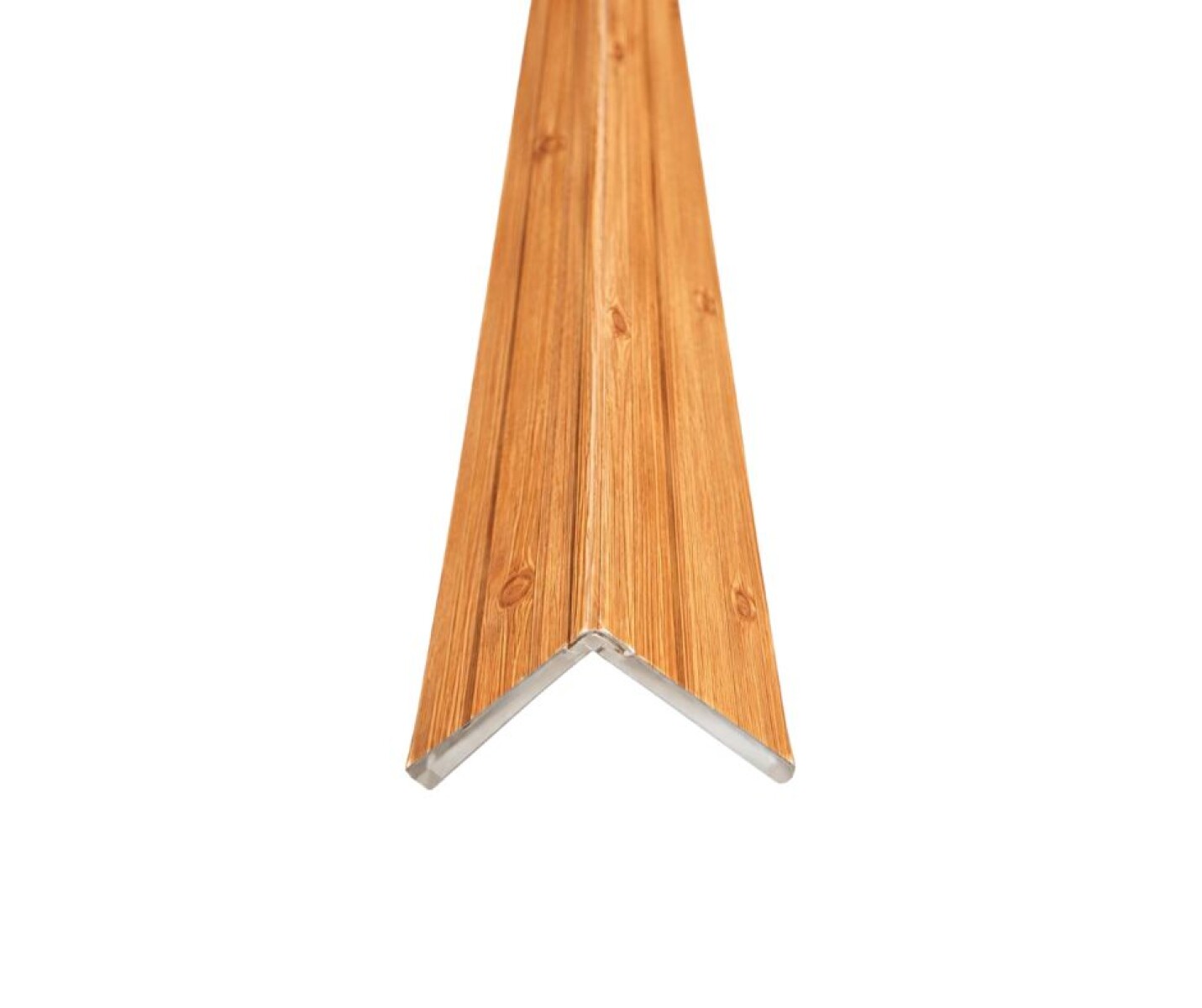 Angulo 25x25mm para WPC - marron claro 