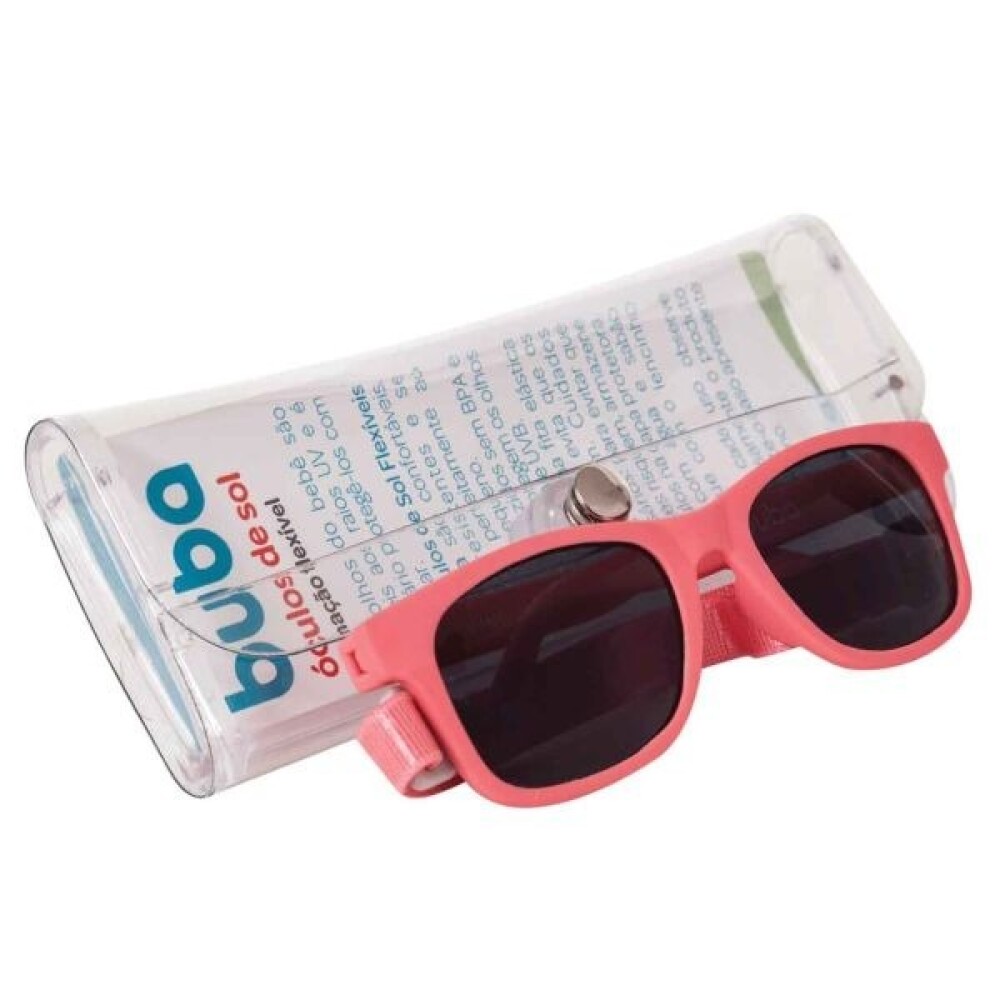 Lentes sol BUBA c elastico ROSADO 3-36m Lentes sol BUBA c elastico ROSADO 3-36m
