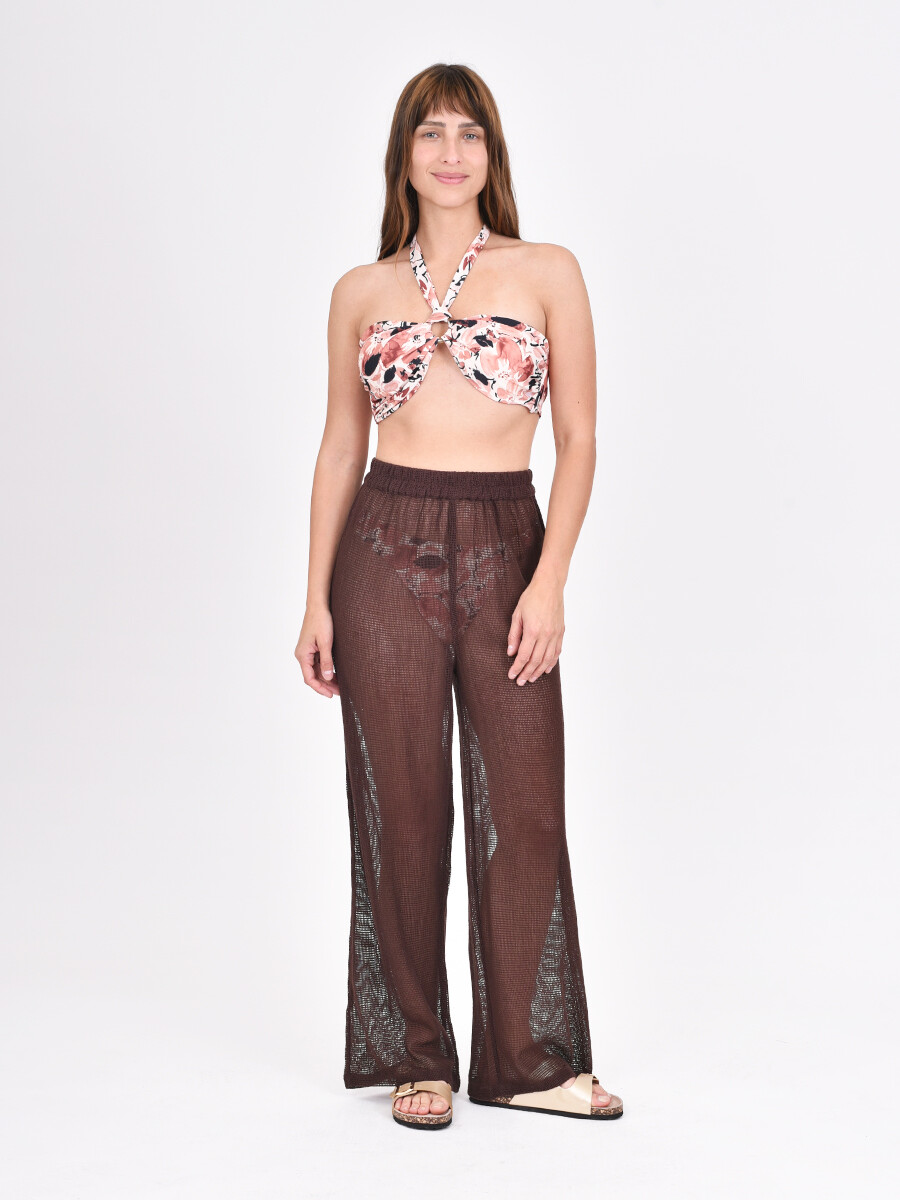 PANTALON JUSTI - MARRON 