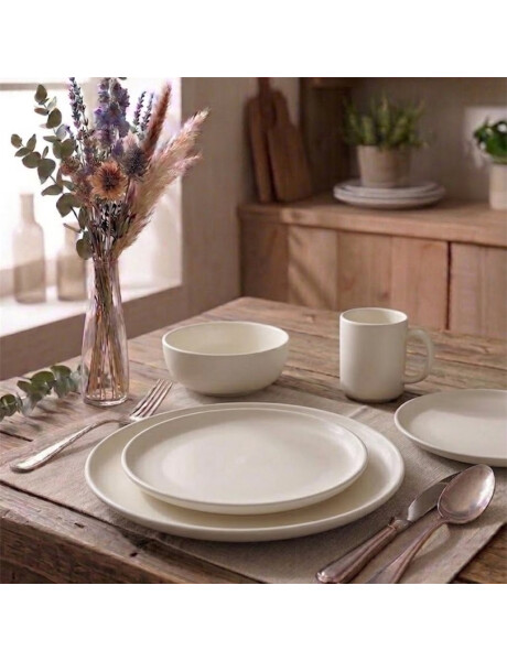 SET 16PZAS STONEWARE D27-20-16/400ML LOFT LINEN SET 16PZAS STONEWARE D27-20-16/400ML LOFT LINEN