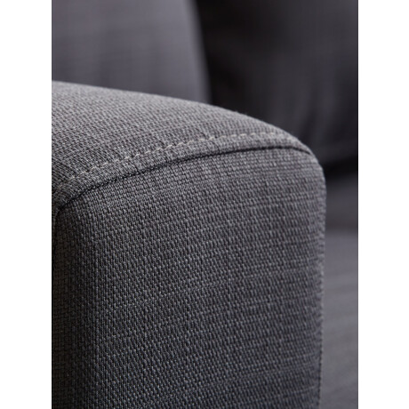 Sofa Egense Chaise Longue Tela Gris Oscuro