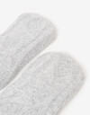 Pantuflas Pantuflas Trenzadas - Gris Melange