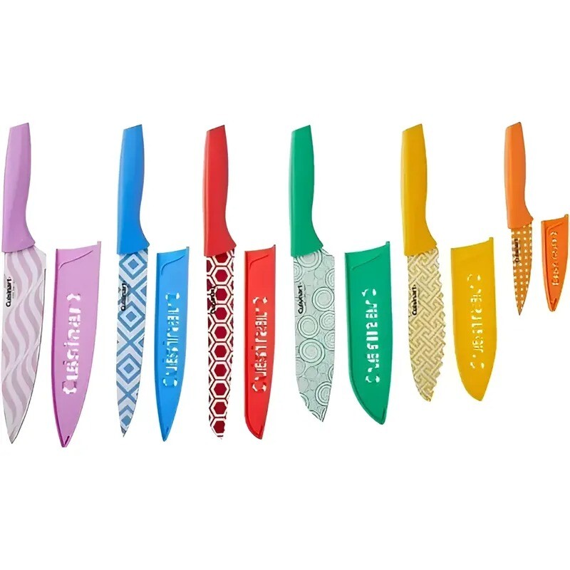 Juego De 6 Cuchillos Multicolor con protector - Cuisinart - C55-12pr2 Juego De 6 Cuchillos Multicolor con protector - Cuisinart - C55-12pr2