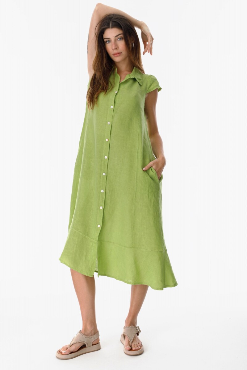 Vestido New Budha Verde Pistacho