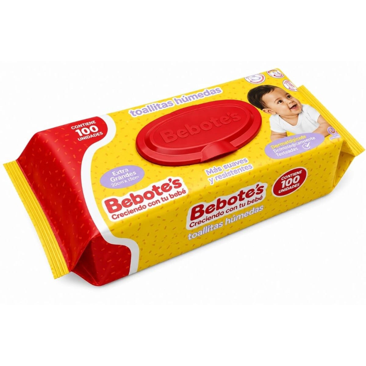 TOALLITAS HUMEDAS BEBOTE´S 100 UNIDADES 