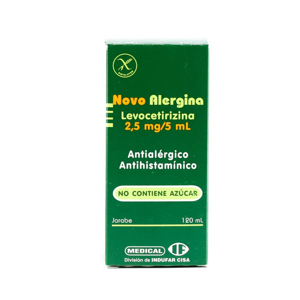 NOVO ALERGINA JARABE FRASCO X 120 ML. única