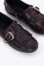 ZAPATO FRINGES Bordo