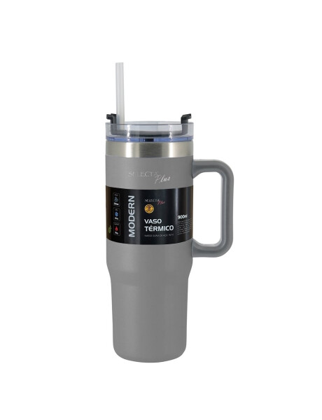MUG TRAVEL TERMICO ACERO INOX 900ML GRIS SELECTA MUG TRAVEL TERMICO ACERO INOX 900ML GRIS SELECTA