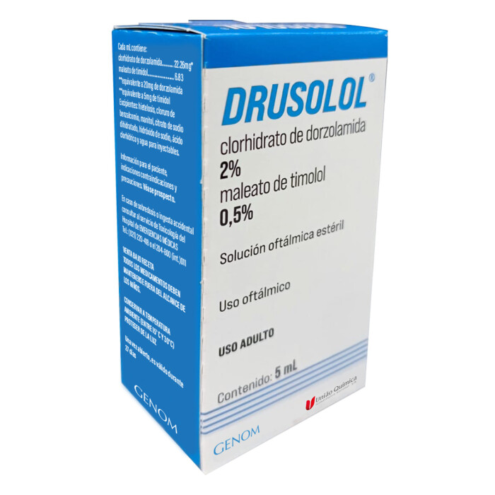DRUSOLOL GOTAS X 5 ML única