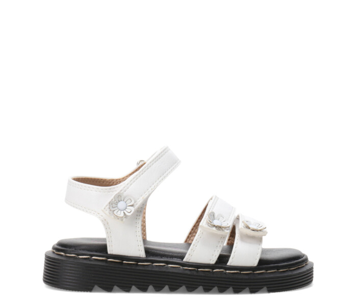 Sandalias de Niña MINI Miss Carol Tark Con Flores Blanco