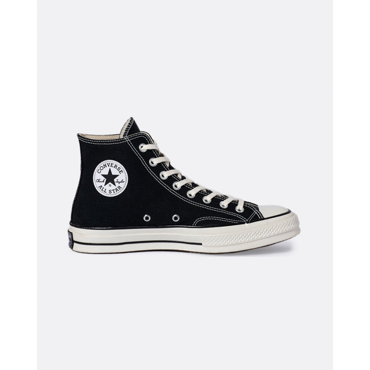 CHUCK 70 HI BLACK/WHITE/EGRET - BLACK/WHITE/EGRET 