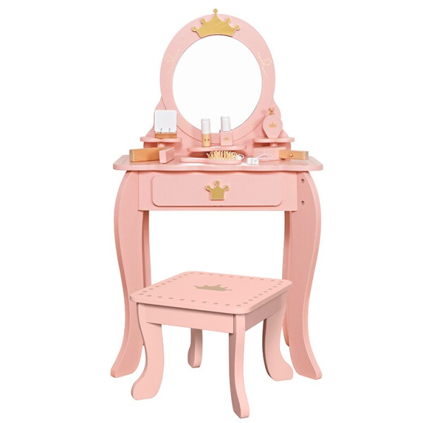 MESA TOCADOR INFANTIL ESPEJO MADERA MAQUILLAJE MESA TOCADOR INFANTIL ESPEJO MADERA MAQUILLAJE