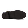Comfortflex Bota Caña Baja C/ Tira Y Hebilla Cuero/croco Marron