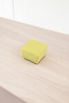 Caja Cuadrada 4x4x2,5 cm AMARILLO PASTEL
