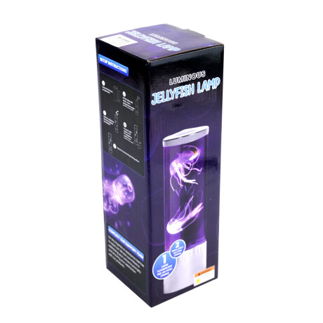 Lampara tubo agua con 2 medusas Lampara tubo agua con 2 medusas