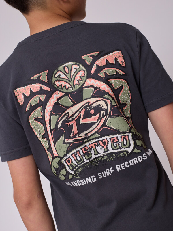 T-SHIRT MUNKE TEEN RUSTY Gris Oscuro