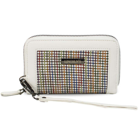 Billetera Lorenza Hilos Multicolor C/Arena