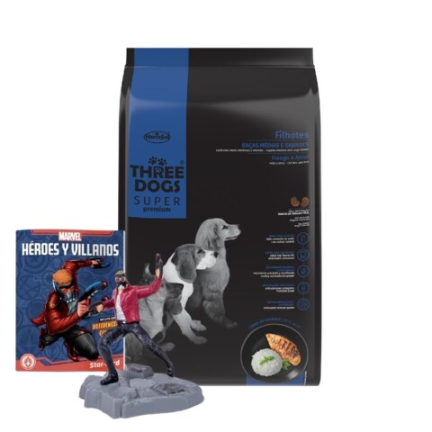Three Dogs Filhote Med/Gde 15+2kg | Crecimiento Saludable Three Dogs Filhote Med/Gde 15+2kg | Crecimiento Saludable