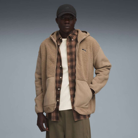 Campera Ess Elevated Relaxed Winterized Full-Zip de Hombre Chocolate