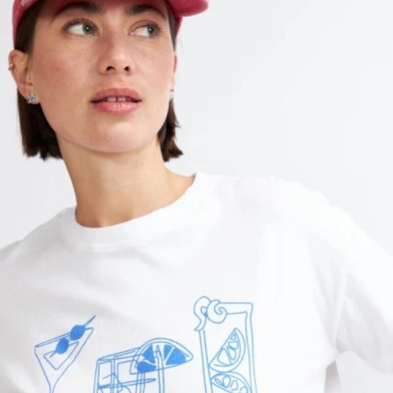 Remera North Sails Garam Blanco