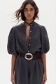 CAMISA BUBBLE LINEN Azul