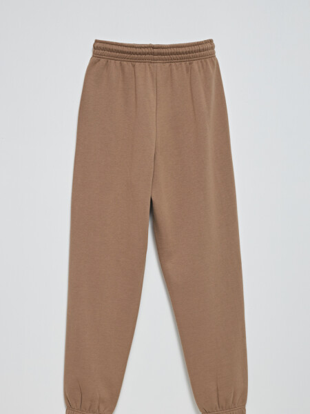 Pantalón deportivo jogger Visón