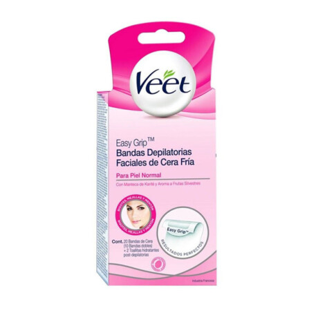 VEET BANDAS DEPILATORIAS FACIAL P/NOR 20 VEET BANDAS DEPILATORIAS FACIAL P/NOR 20