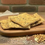 Galletitas de Chía, Lino, Sésamo y Girasol. Galletitas de Chía, Lino, Sésamo y Girasol.