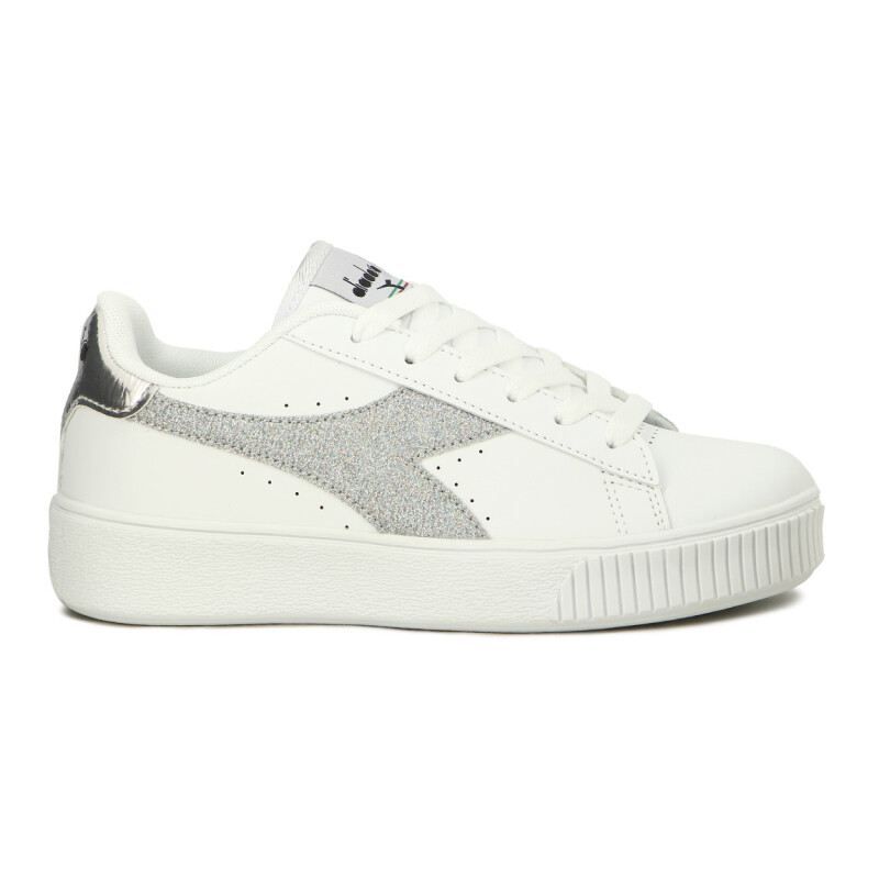 Championes Casuales Mujer Diadora Set Blanco-plata