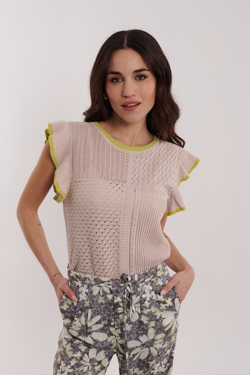 TOP TEJIDO OLGA BEIGE