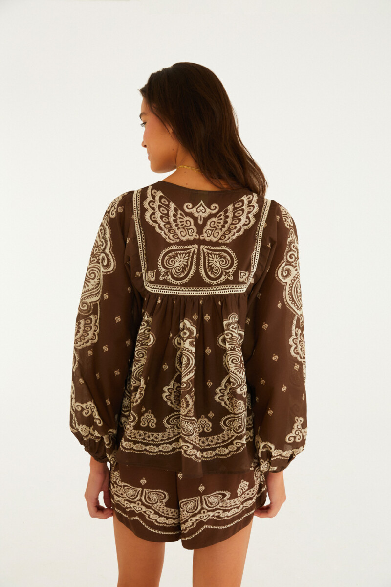 BLUSA Marron