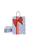 Pack x 20 - bolsa fantasia 22x10x30 cm. BLUE BOW