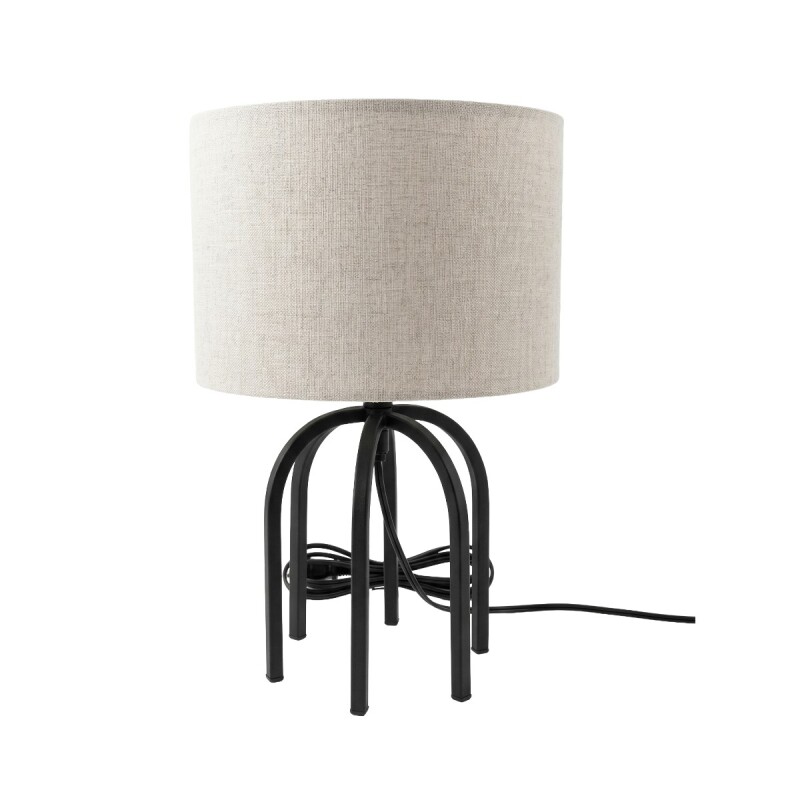 LAMPARA BEIGE CL/NEGRO P/MESA Unica