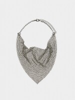 Collar Babero De Cristales negro