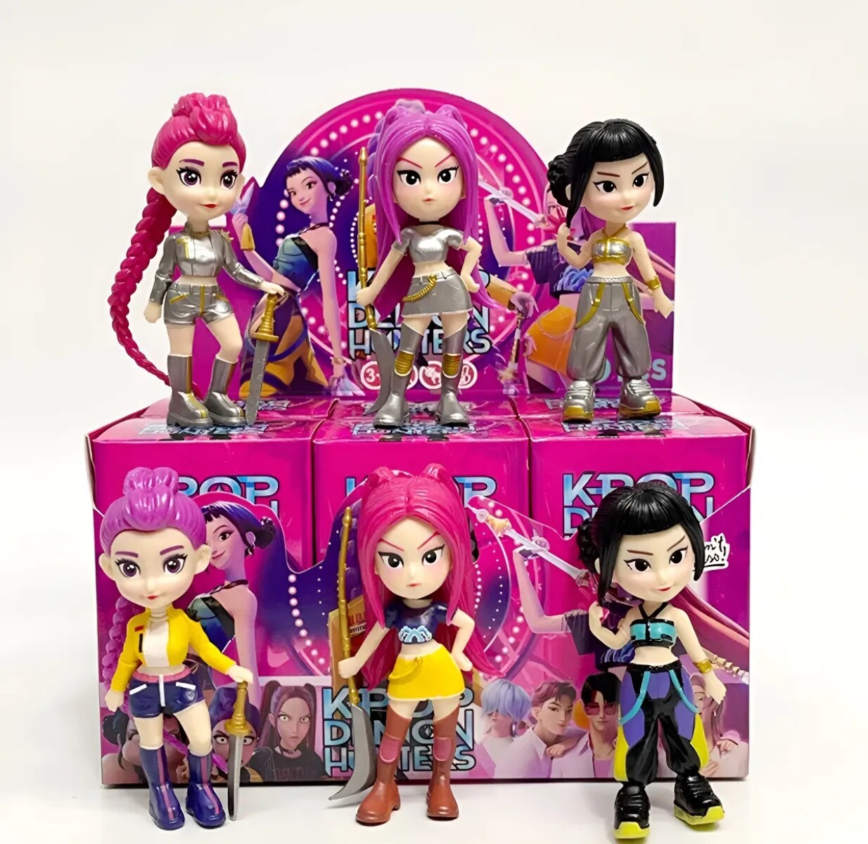 Figuras Guerreras Kpop Demon Hunters Caja Sorpresa 