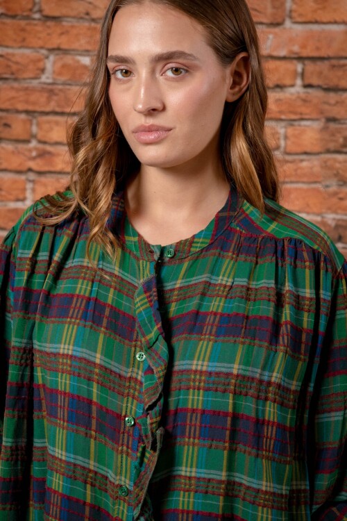 Camisa escocesa Verde