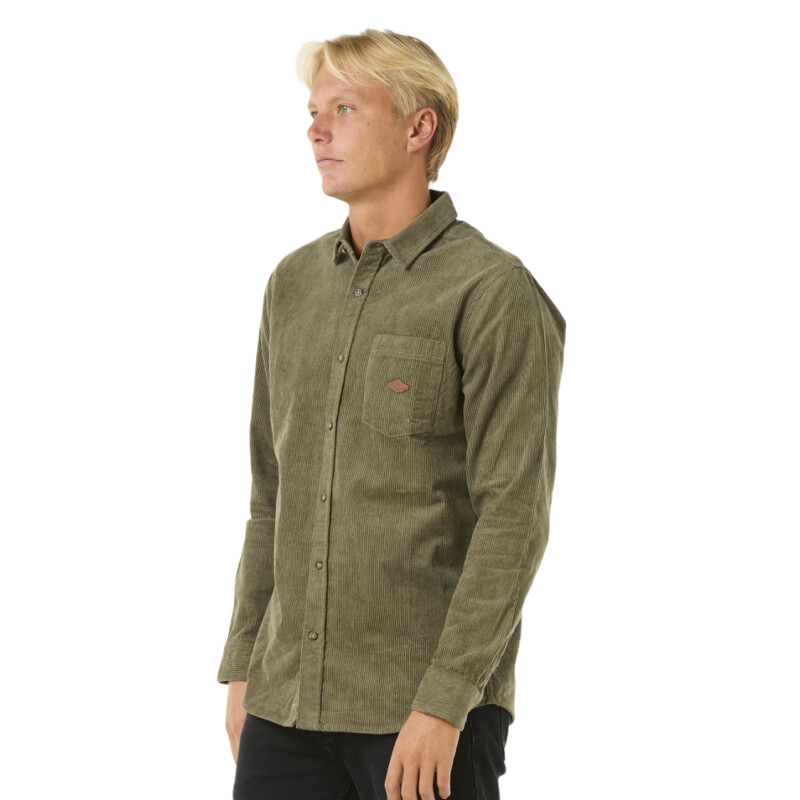 Camisa Rip Curl Classic Surf Cord - Verde Camisa Rip Curl Classic Surf Cord - Verde
