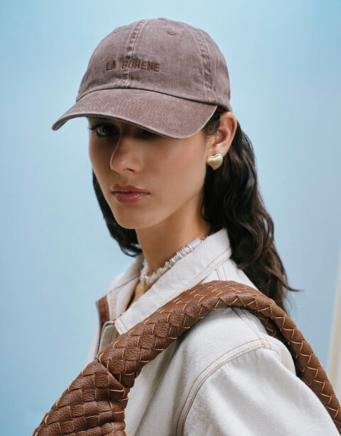 Caps Gorra Canvas La Boheme - Marron Chocolate