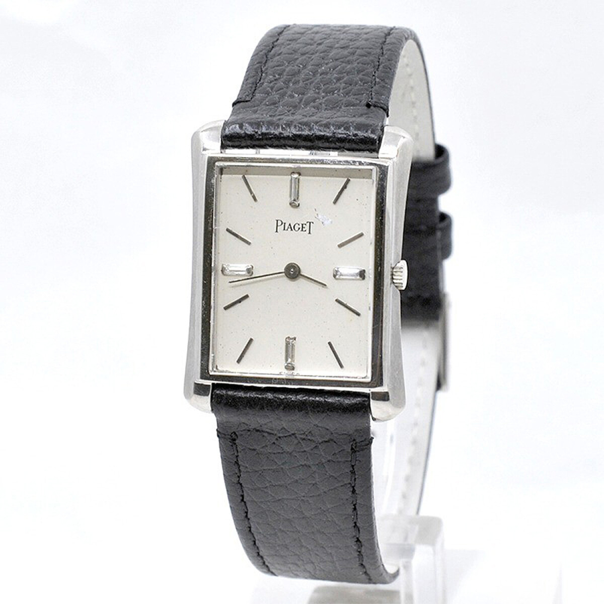 Piaget Emperador 907 Dial Con Brillantes, Caja Oro 18K Blanco, Movimiento Manual Año 1960'S 