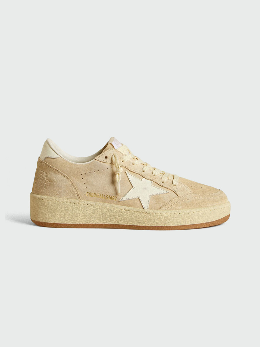 GOLDEN GOOSE - Zapatillas Ball Star con estrella y refuerzo del talón 