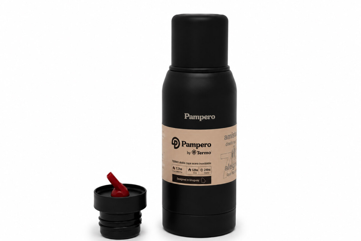 TERMO ACERO DOBLE CAPA 750ML Negro