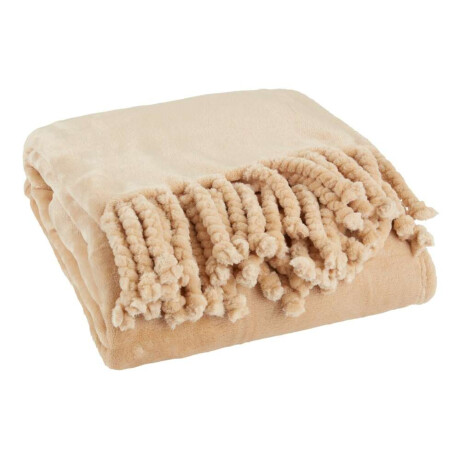 Manta Throw Bonderose Fleece 130X170 Marron Claro