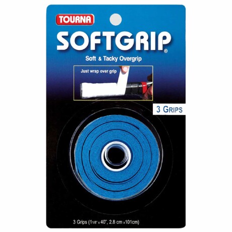 Grip Para Raqueta De Tenis Tourna Tennis SoftGrip Azul