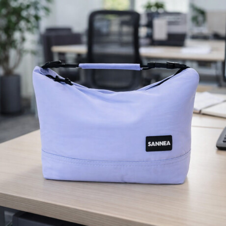 Lunchera térmica 6L con asa y correa para colgar 23x14x20cm Lila